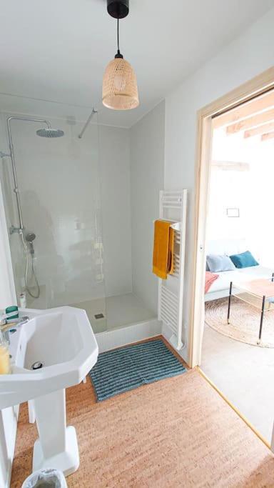 Longere Tinyhouse Avec Son Jardin-Foret Saint-Just  Extérieur photo